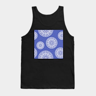 Seamless pattern with floral mandala Tank Top